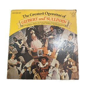 Gilbert & Sullivan 8 LP Box Set The Greatest Operettas Murray Hill Vinyl VG+1979